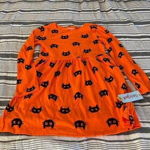 NWT Orange Black Cat dress, perfect for Halloween